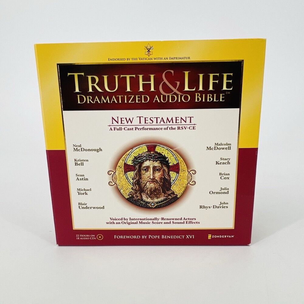 Truth and Life Dramatized Audio Bible 18 CD Box Set New Testament Zondervan 2010